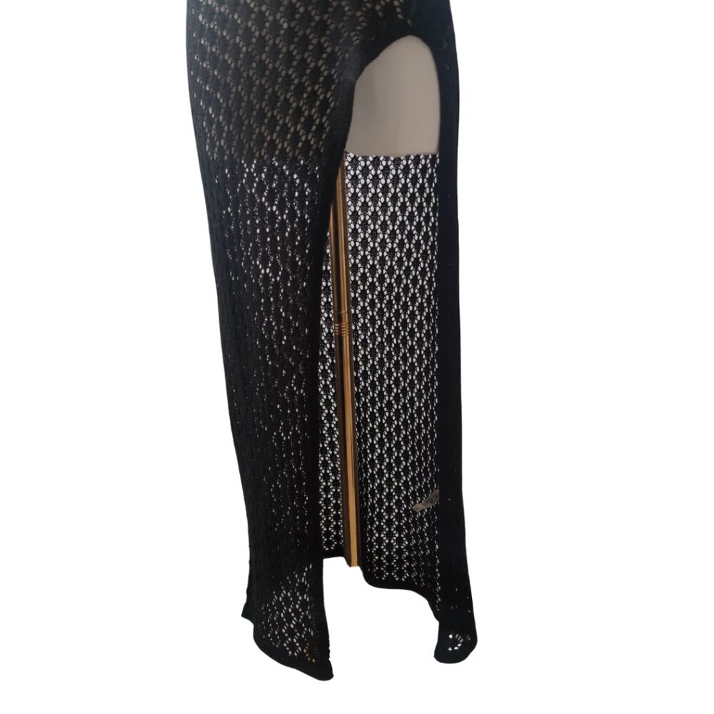 Slit Front Crochet Swim Cover - Picture 4 of 7